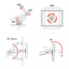 Ergotron LX Series 45-245-026 monitor mount / stand 68.6 cm (27") Clamp/Bolt-through Silver