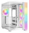 be quiet! LIGHT BASE 600 LX White ARGB Midi Tower PC Case White | Liquid Cooling Support