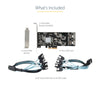 StarTech.com 8 Port SATA PCIe Card - PCI Express 6Gbps SATA Expansion Adapter Card with 4 Host Controllers - SATA PCIe Controller Card - PCI-e x4 Gen 2 to SATA III - SATA HDD/SSD