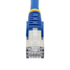 StarTech.com 10m CAT6a Ethernet Cable - Blue - Low Smoke Zero Halogen (LSZH) - 10GbE 500MHz 100W PoE++ Snagless RJ-45 w/Strain Reliefs S/FTP Network Patch Cord