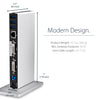 StarTech.com Dual-Monitor USB 3.0 Docking Station with DVI and Vertical Stand