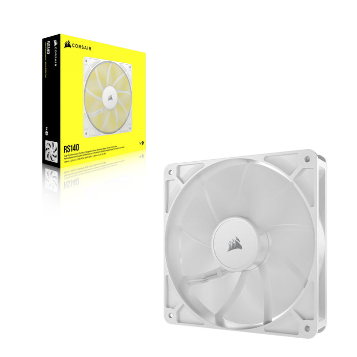 Corsair RS140 Case Fan | 140mm 1700 RPM 95.5 CFM PWM White