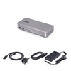 StarTech.com USB4 Docking Station, USB-C 40Gbps, Dual Video HDMI, Up to 2x 4K 60Hz 4:4:4 (RGB) or 2x 4K 120Hz 4:2:2, Multi-Monitor Dock, 6x USB, 2.5GbE, 100W PD