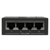 StarTech 4-Port Gigabit Midspan - PoE+ Injector - 802.3at/af Extender | 2000 Mbit/s Black