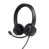 Trust HS-260 Headset Wired Neck-band Office/Call center USB Type-A Black