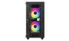 DeepCool CC360 ARGB Mini Tower PC Case Black | Liquid Cooling Support