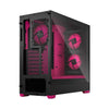 Fractal Design Pop Air RGB Tower PC Case Black, Magenta | Liquid Cooling Support