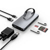 Satechi ST-UCMBAM interface hub USB 2.0 Type-C Black, Silver