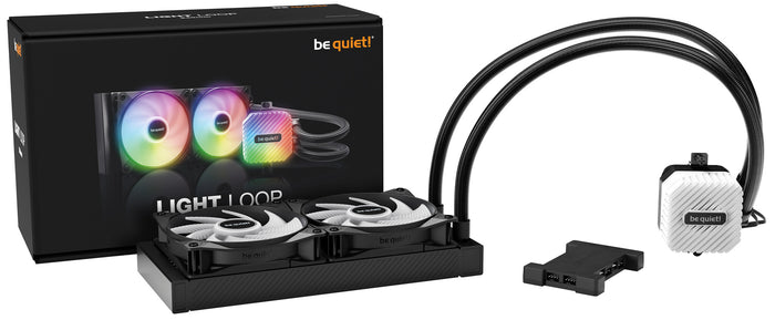 be quiet! Light Loop 240mm AIO Liquid Cooler | 240mm 61.8 CFM PWM RGB Black