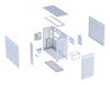ASUS PRIME AP303 Mesh Midi Tower White