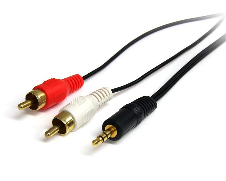 .com 3 ft Stereo Audio Cable 3.5mm Male to 2x RCA Male