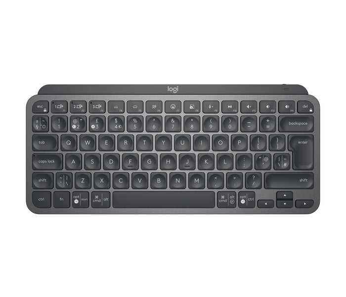 Logitech MX Keys Mini for Business Keyboard | Wireless, QWERTY, Graphite, Backlit