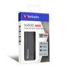 Verbatim Vx500 External SSD USB 3.1 Gen 2 120GB 120 GB Portable SSD | USB 3.2 Gen 2 Silver