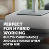 Fellowes Computer Monitor Stand with 3 Height Adjustments - Breyta Monitor Riser with Cable Management - Ergonomic Adjustable Monitor Stand for Computers - Max Weight 15KG - White