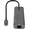 StarTech.com USB C Multiport Adapter - USB-C to 4K 60Hz HDMI 2.0, 100W Power Delivery Pass-through, SD/MicroSD, 2-Port USB 3.0 Hub, GbE - USB Type-C Mini Dock - 12" Long Attached Cable