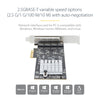 StarTech.com 4-Port 2.5Gbps NBASE-T PCIe Network Card, Intel I225-V, Quad-Port Computer Network Card, Multi-Gigabit NIC, PCI Express Server LAN Card, Desktop Ethernet Interface