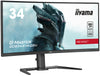 iiyama G-MASTER GCB3481WQSU-B1 34" UltraWide Quad HD Curved Monitor | 3440 x 1440 180Hz HDMI DP