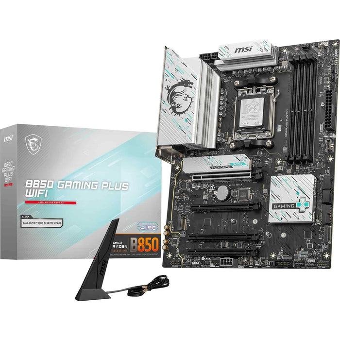 MSI MAG B850 GAMING PLUS MAX WIFI ATX Motherboard | AM5 | 4x DDR5 Slots | Wi-Fi 7