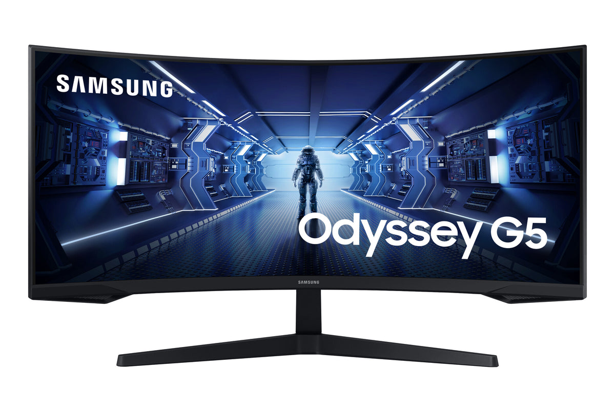Samsung Odyssey LC34G55TWWPXXU 34" UltraWide Quad HD Curved Gaming Monitor | 3440 x 1440 165Hz 1ms HDMI DP