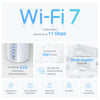 TP-LINK Deco BE65 Tri-band Mesh System | 1-Pack, White