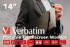 Verbatim 49591 14" Full HD Monitor | 1920 x 1080 USB-C HDMI