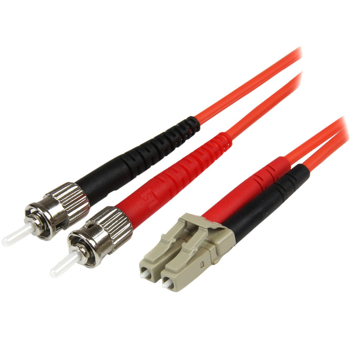 StarTech Fiber Optic Cable - Multimode Duplex 50/125 - LSZH - LC/ST - 1 m