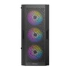 Antec AX20 Midi Tower PC Case Black | Liquid Cooling Support