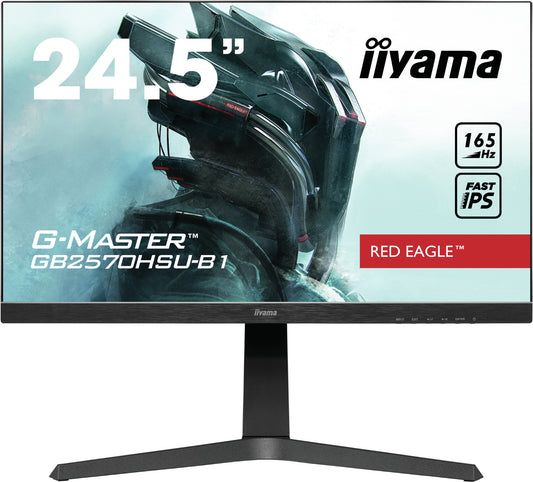 iiyama G-MASTER GB2570HSU-B1 25" Full HD Gaming Monitor | 1920 x 1080 165Hz HDMI DP