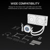 Corsair Nautilus 240 RS LCD Processor All-in-one liquid cooler 12 cm White 1 pc(s)
