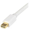 StarTech 6ft (2m) Mini DisplayPort to HDMI Cable - 4K 30Hz Video - mDP to HDMI Adapter Cable - Mini DP or Thunderbolt 1/2 Mac/PC to HDMI Monitor - mDP to HDMI Converter Cord - White
