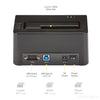StarTech.com Single Bay Hard Drive Eraser, Standalone HDD/SSD Sanitizer, USB 3.0 to SATA II (3 Gbps), 9 Erase Modes, LCD Display, Secure Erase Hard Disk Sanitizer Dock, DB-9 Printer Port, TAA Compliant