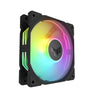 ASUS TUF GAMING TR120 ARGB 3IN1 Black Cooler | 120mm 2000 RPM 77.4 CFM RGB Hydraulic Bearing Black