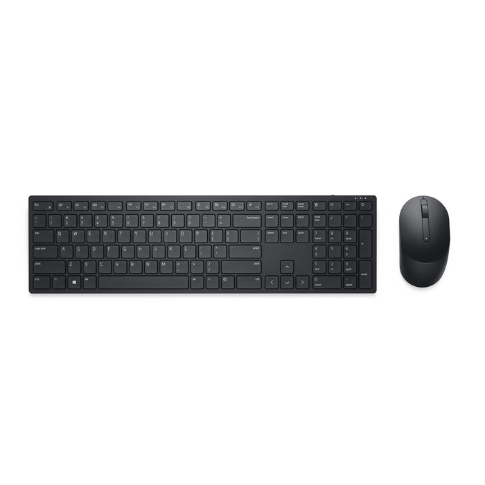 DELL Pro Wireless Keyboard and Mouse - KM5221W Keyboard | Wireless, QWERTY, Black, Mouse Included