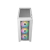 Cooler Master Elite 301 White ARGB Mini Tower PC Case White | Liquid Cooling Support