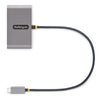 StarTech 4-Port USB-C Hub with 100W Power Delivery Pass-Through - 2x USB-A + 2x USB-C - USB 3.0 5Gbps - 1ft (30cm) Long Cable - Portable USB Type-C to USB-A/C Hub