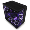 NZXT H9 All Black Midi Tower PC Case Black | Liquid Cooling Support