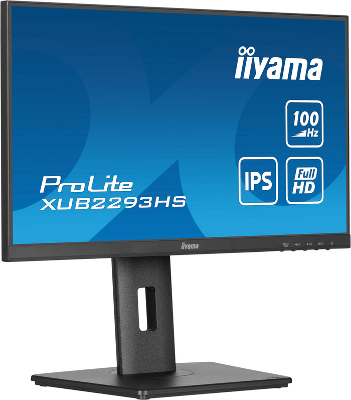 iiyama ProLite XUB2293HS-B6 22" Full HD Monitor | 1920 x 1080 100Hz 1ms HDMI DP