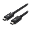 Kensington 0.7m (2.3ft) Thunderbolt 3 Cable – 40Gbps – 100W PD – certified TB3 – USB-C Compatible
