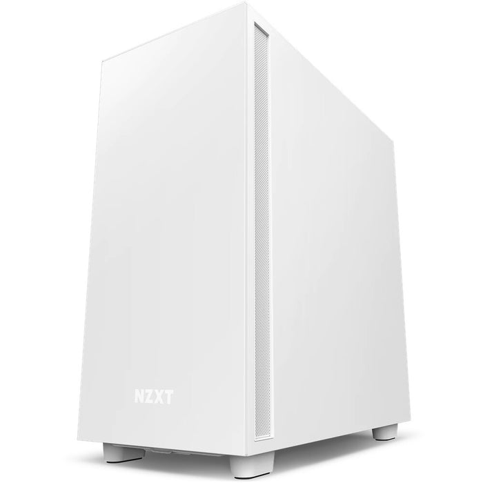 NZXT H7 Midi Tower PC Case White | Liquid Cooling Support