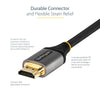 StarTech.com 12ft (4m) HDMI 2.1 Cable 8K - Certified Ultra High Speed HDMI Cable 48Gbps - 8K 60Hz/4K 120Hz HDR10+ eARC - Ultra HD 8K HDMI Cord - Monitor/TV/Display - Flexible TPE Jacket