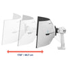 Ergotron HX Series HX ARM WITH VERY HEAVY DUTY PIVOT DESK (WHITE), FOR 1000R 57" MONITORS