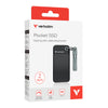 Verbatim Pocket SSD 2 TB Portable SSD | USB 3.2 Gen 2 Black, Grey