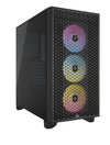 Corsair 3000D ARGB Midi Tower PC Case Black | Liquid Cooling Support