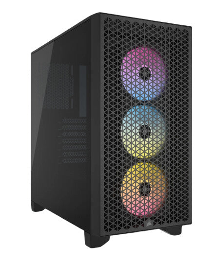 Corsair 3000D ARGB Midi Tower PC Case Black | Liquid Cooling Support