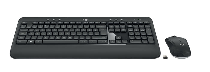 Logitech Advanced MK540 Keyboard | Wireless, QWERTY, Black, Mouse Included