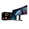 Gigabyte MO34WQC2 34" Wide Quad HD Curved Gaming Monitor | 3440 x 1440 240Hz USB-C HDMI DP