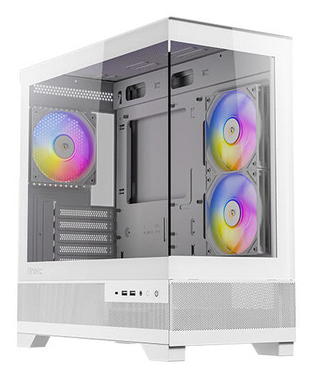 Antec CX500m ARGB Mini Tower PC Case White | Liquid Cooling Support