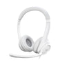 Logitech H390 Headset Wired Head-band Office/Call center USB Type-A White