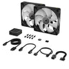 Corsair iCUE LINK RX140 RGB Case Fan | 140mm 1700 RPM 94.7 CFM PWM RGB Magnetic levitation bearing Black