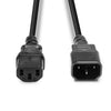 Lindy 0.5m IEC C14 to IEC C13 Mains Cable